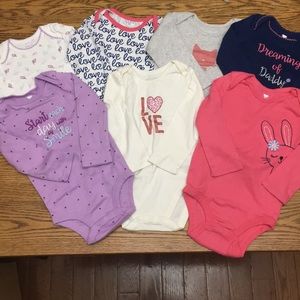 Bundle of Long Sleeved Onesies